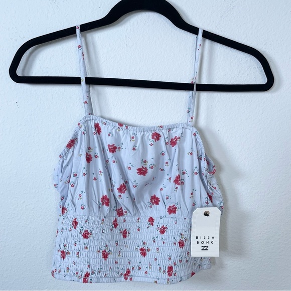 Billabong Floral Crop Tank Top - Picture 2 of 8